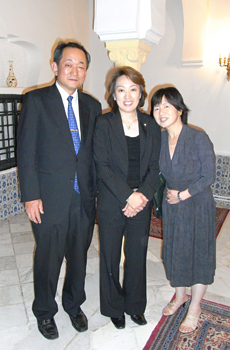 橋本外務副大臣来訪（６月２２日）